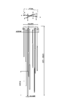 Миниатюра фото подвесной светодиодный светильник maytoni light stick mod236pl-l54bs3k | 220svet.ru
